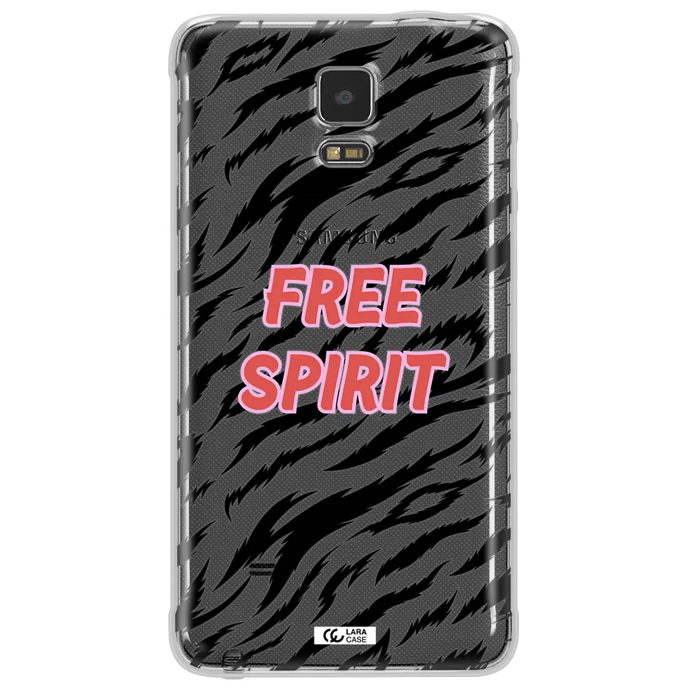 Free Spirit Samsung Note 4 Clear TPU Case