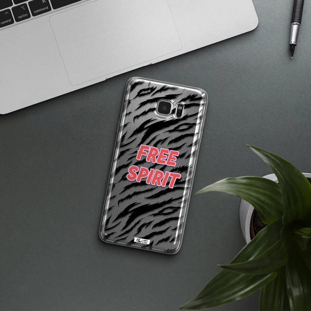 Free Spirit Samsung Note 5 Clear TPU Case
