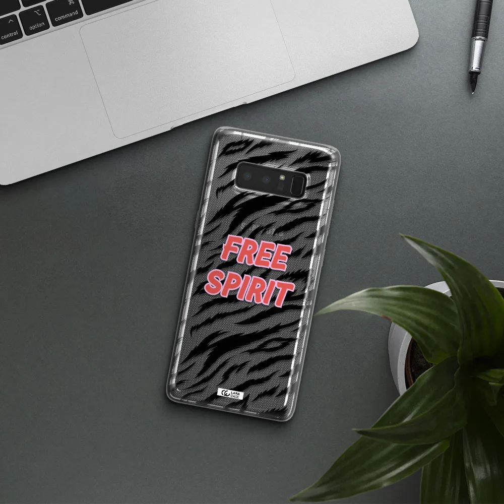 Free Spirit Samsung Note 8 Clear TPU Case