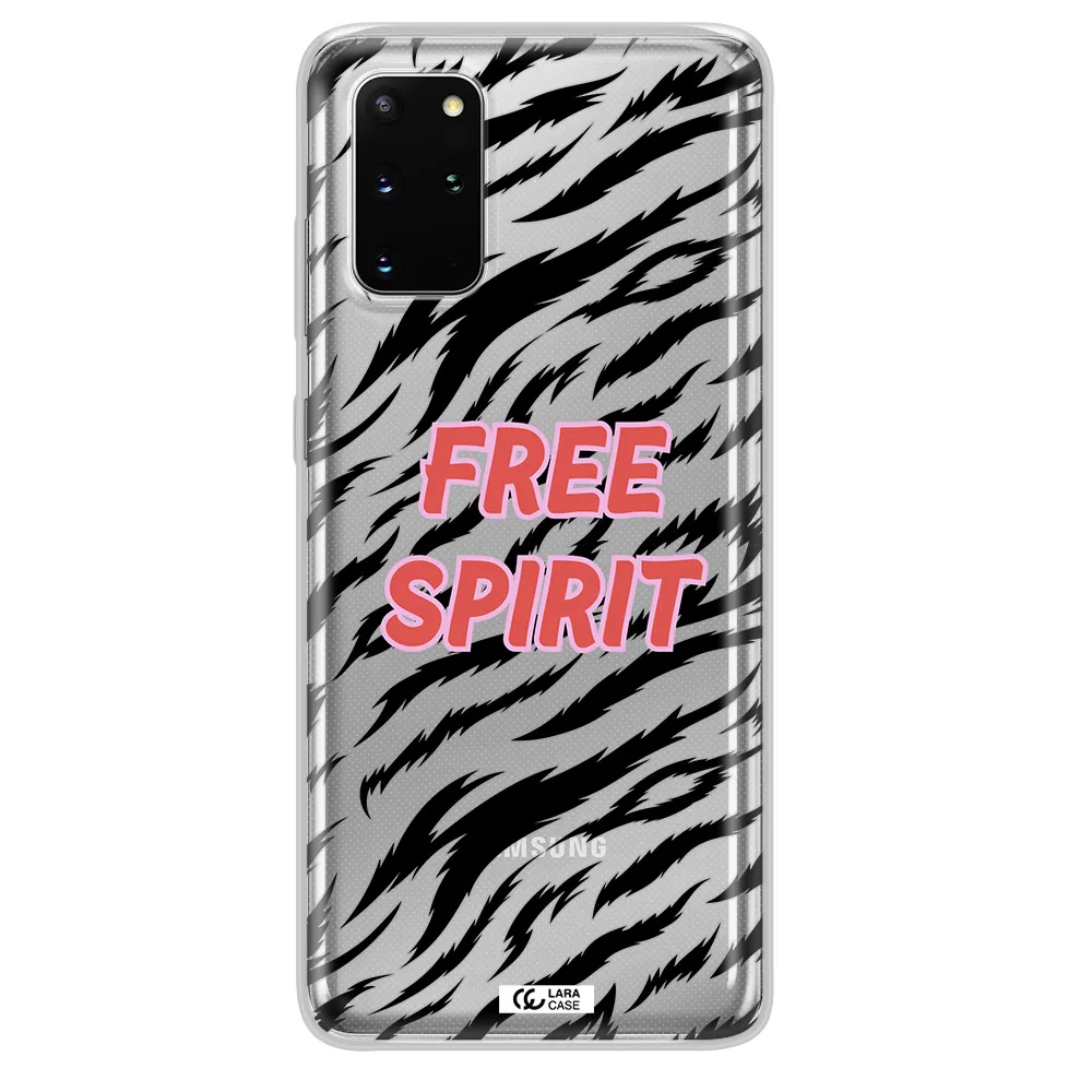 Free Spirit Samsung S 20 Plus Clear TPU Case
