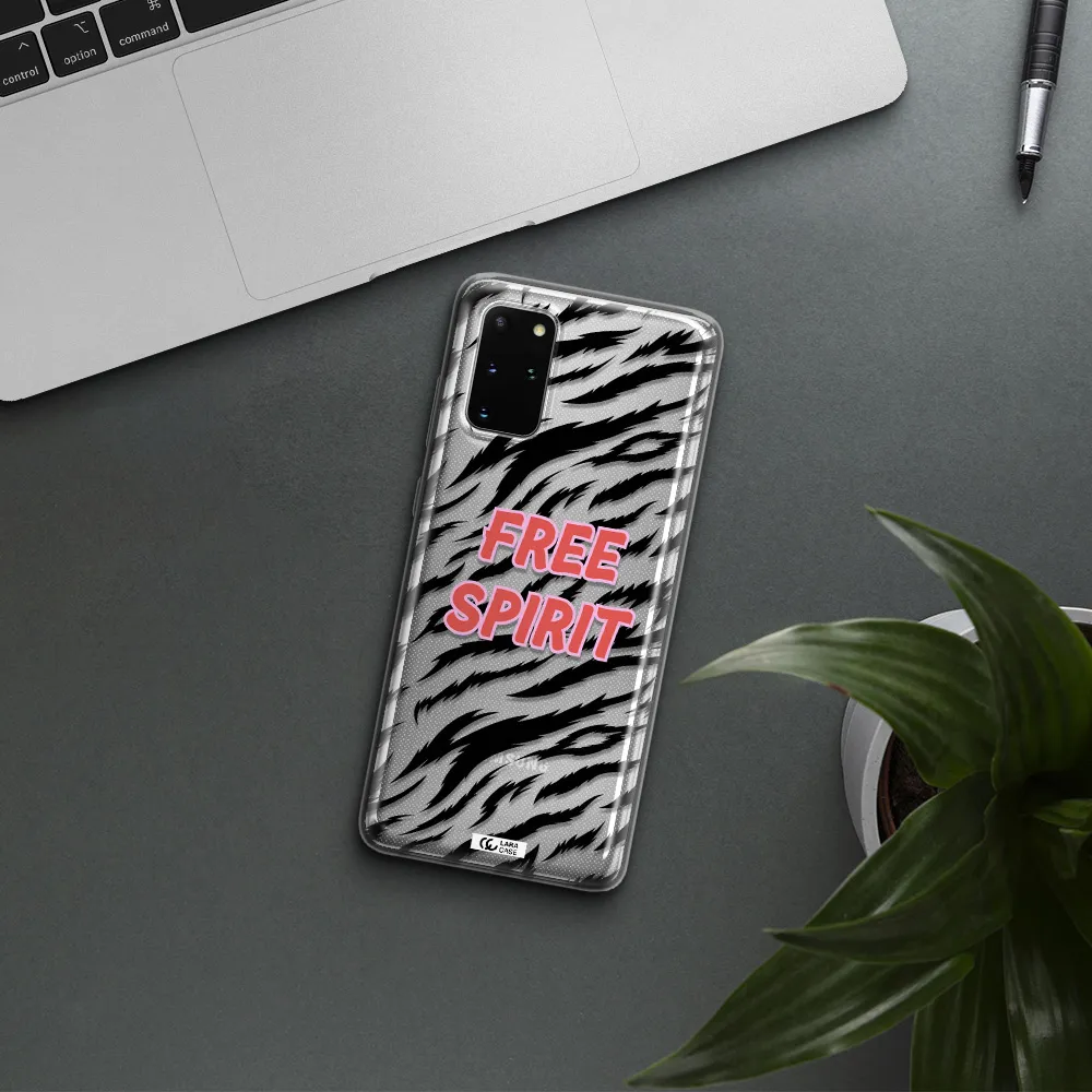 Free Spirit Samsung S 20 Plus Clear TPU Case