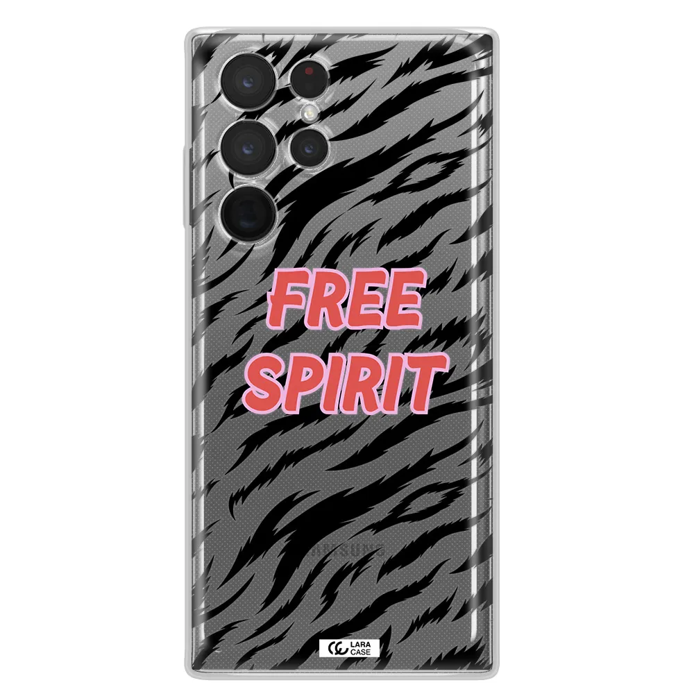 Free Spirit Samsung S 22 Ultra Clear TPU Case