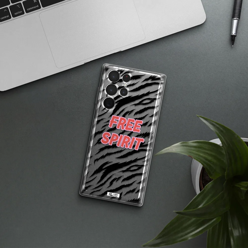 Free Spirit Samsung S 22 Ultra Clear TPU Case