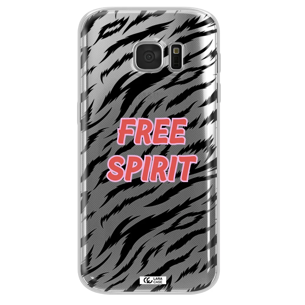 Free Spirit Samsung S 7 Clear TPU Case