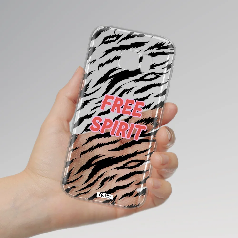 Free Spirit Samsung S 7 Clear TPU Case