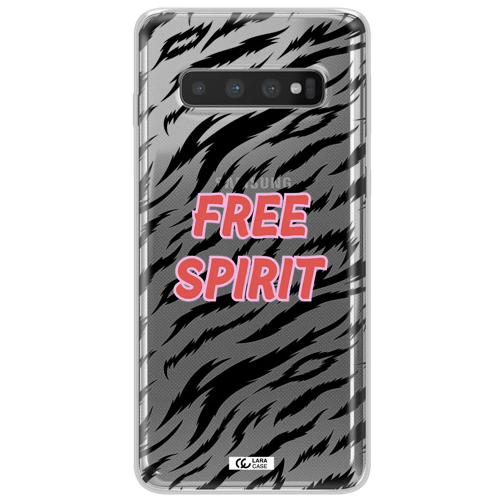 Free Spirit Samsung S10 Clear TPU Case