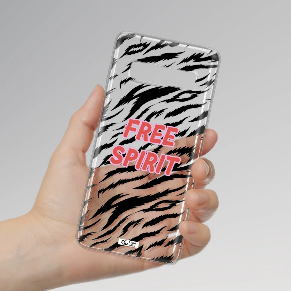 Free Spirit Samsung S10 Plus Clear TPU Case