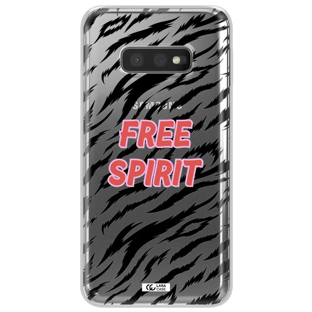 Free Spirit Samsung S10e Clear TPU Case