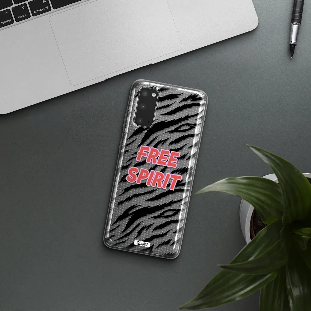 Free Spirit Samsung S20 Clear TPU Case