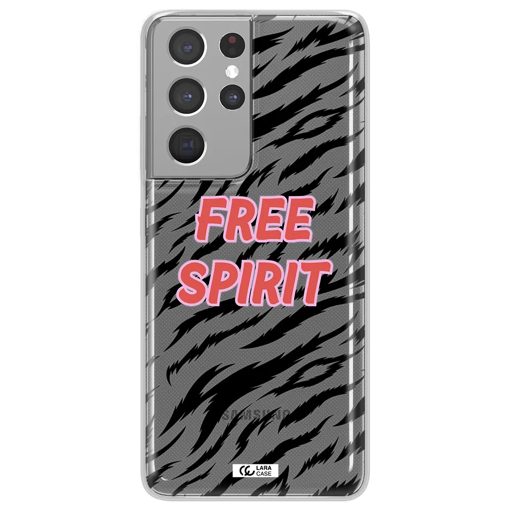 Free Spirit Samsung S21 Ultra Clear TPU Case
