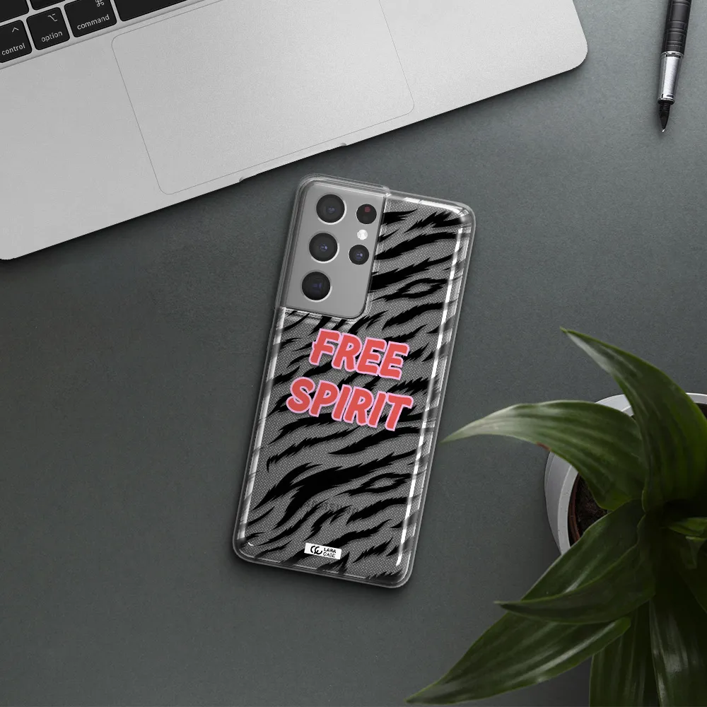 Free Spirit Samsung S21 Ultra Clear TPU Case