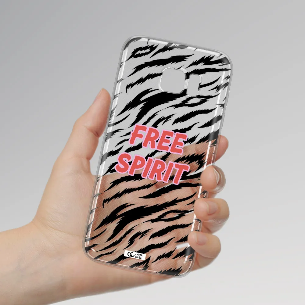 Free Spirit Samsung S7 Edge Clear TPU Case