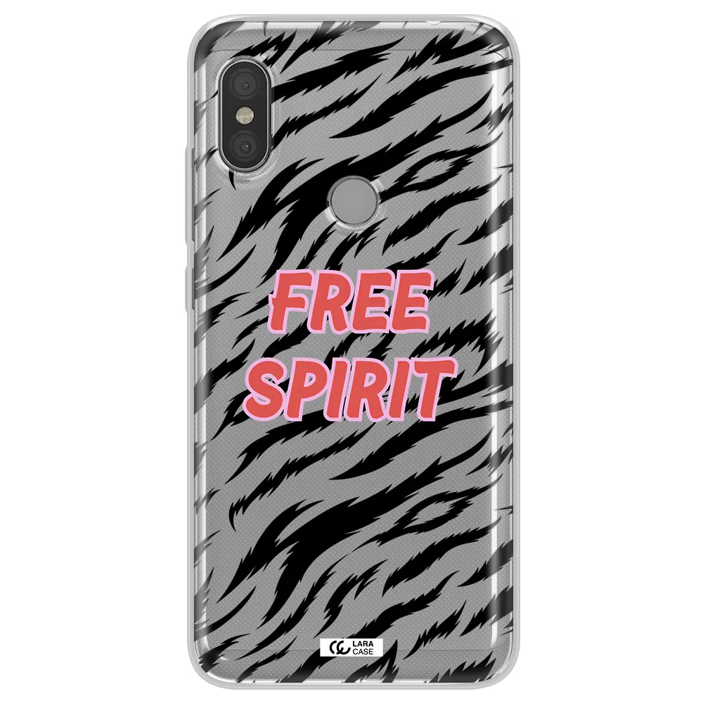 Free Spirit Xiaomi Redmi Note 6 Pro Clear TPU Case