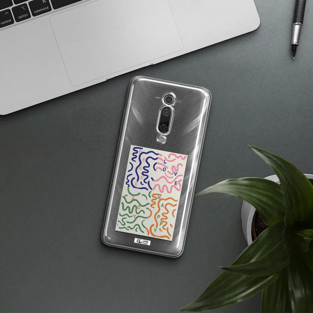 Peace,Love,Joy,Happy Xiaomi Redmi K20 Clear Tpu Case