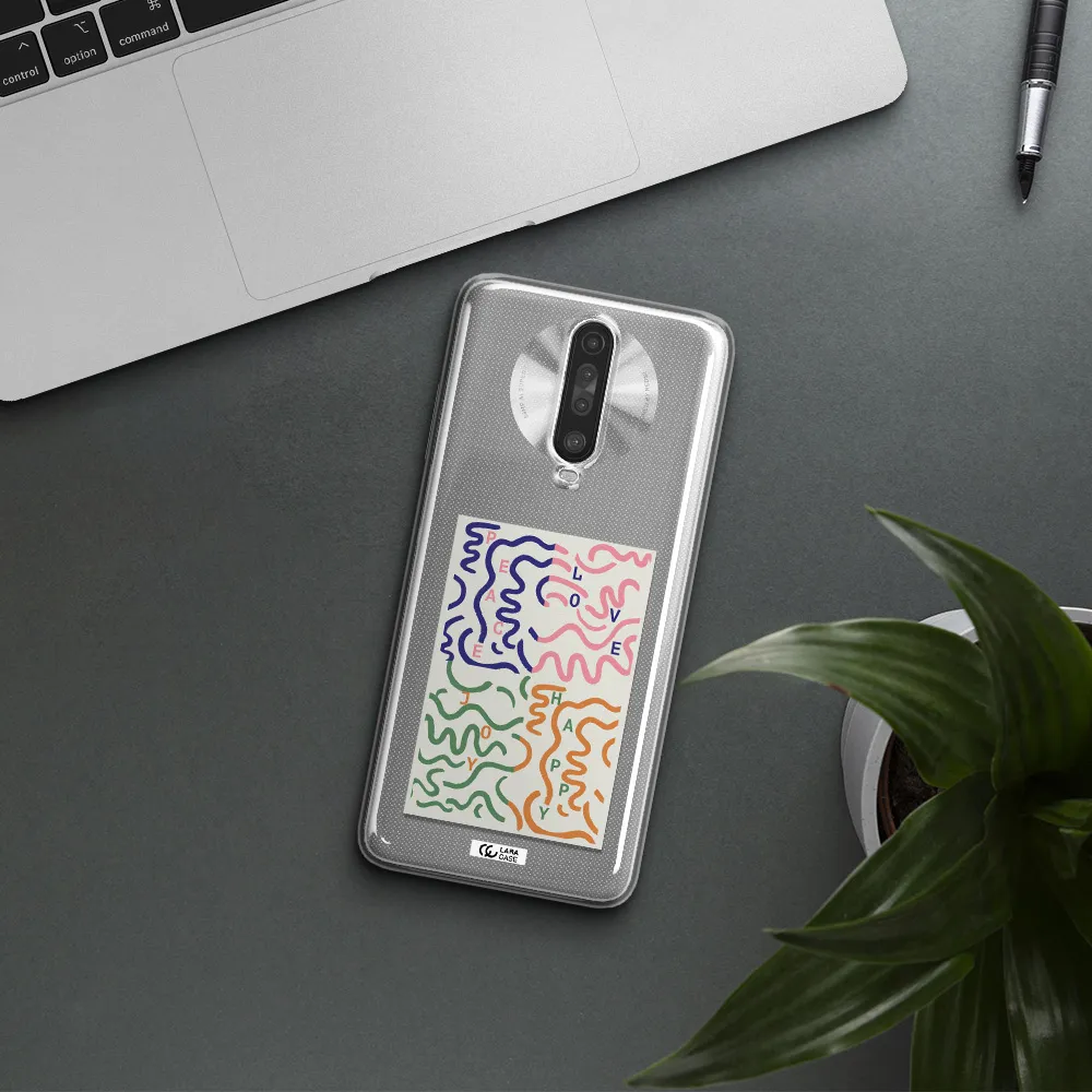 Peace,Love,Joy,Happy Xiaomi Redmi K30 Clear TPU Case