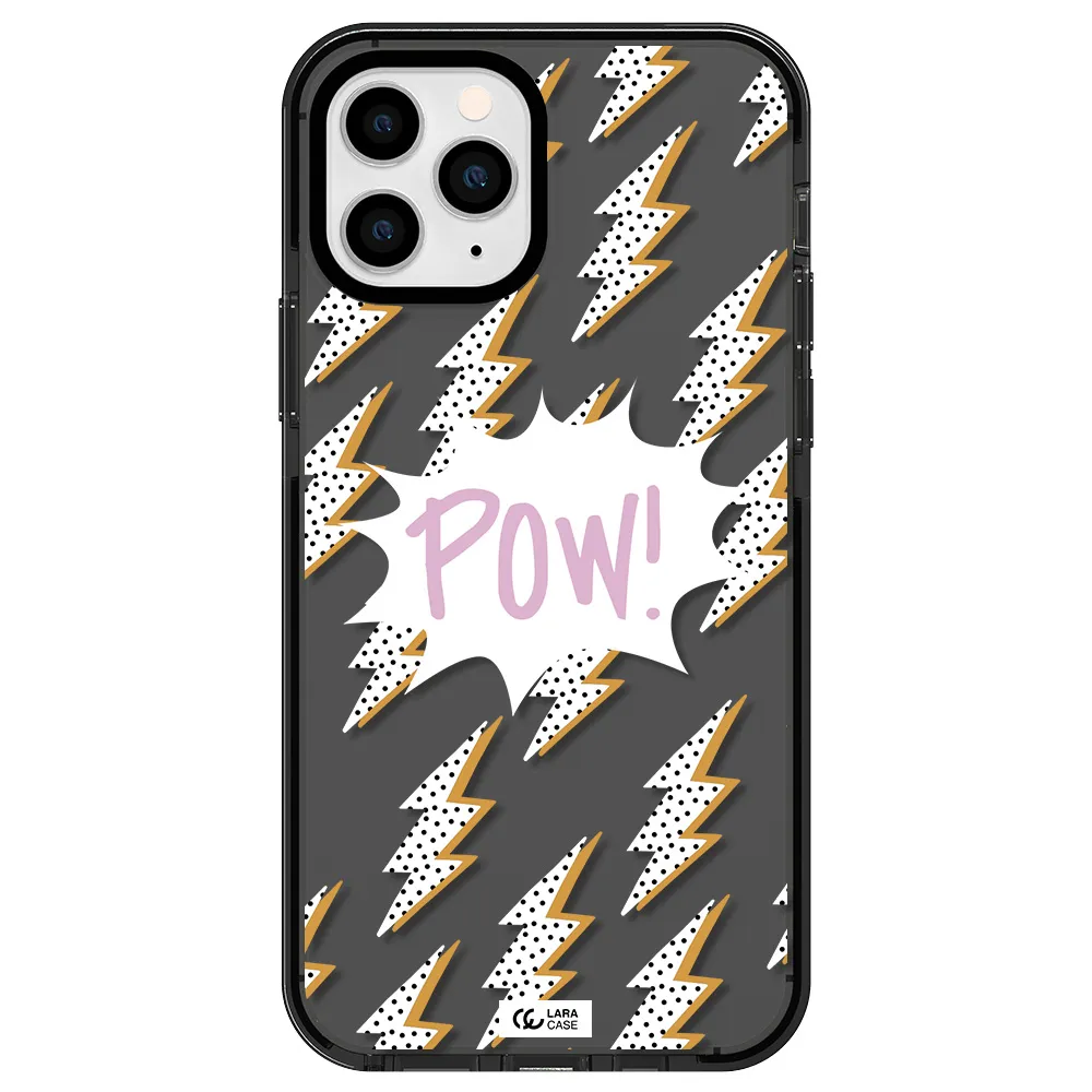 Thunder Apple iPhone 11 pro max impact Smoke Black Case