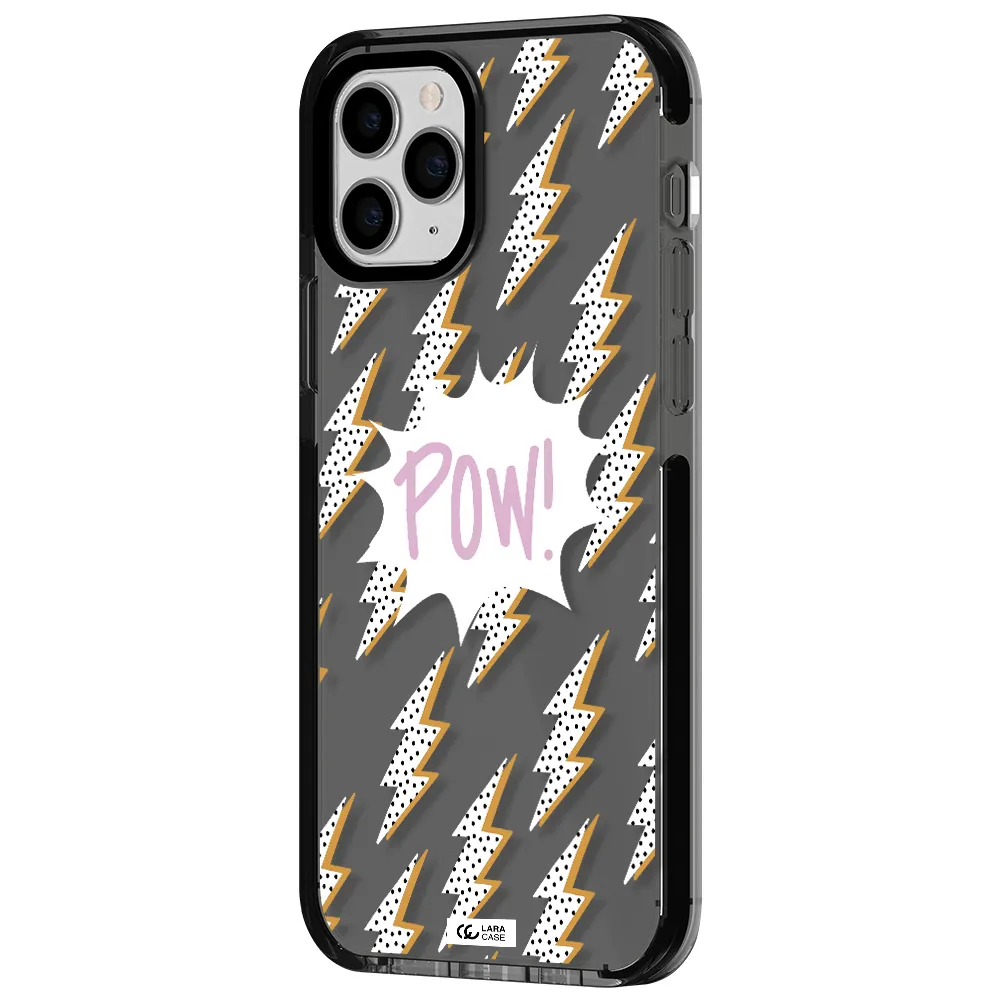 Thunder Apple iPhone 11 pro max impact Smoke Black Case