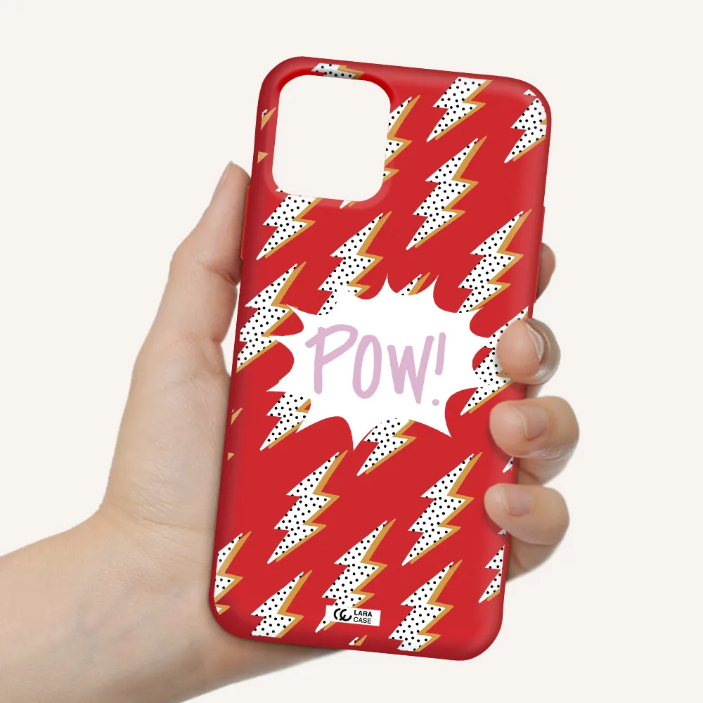 Thunder Apple iPhone 11 pro Silicone Imperial Red Case