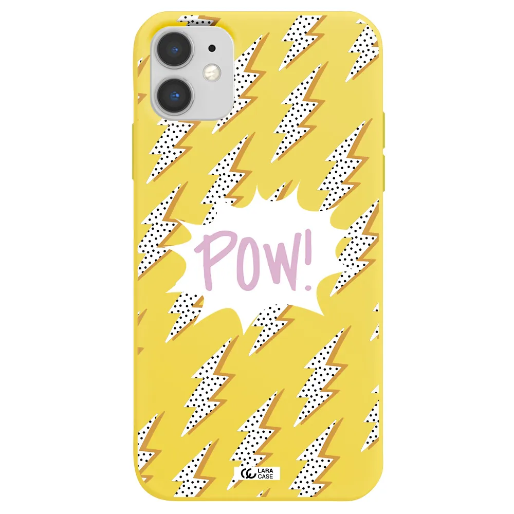 Thunder Apple iPhone 11 Silicone canary yellow Case