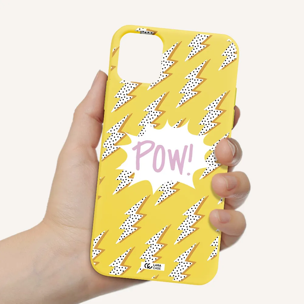 Thunder Apple iPhone 11 Silicone canary yellow Case