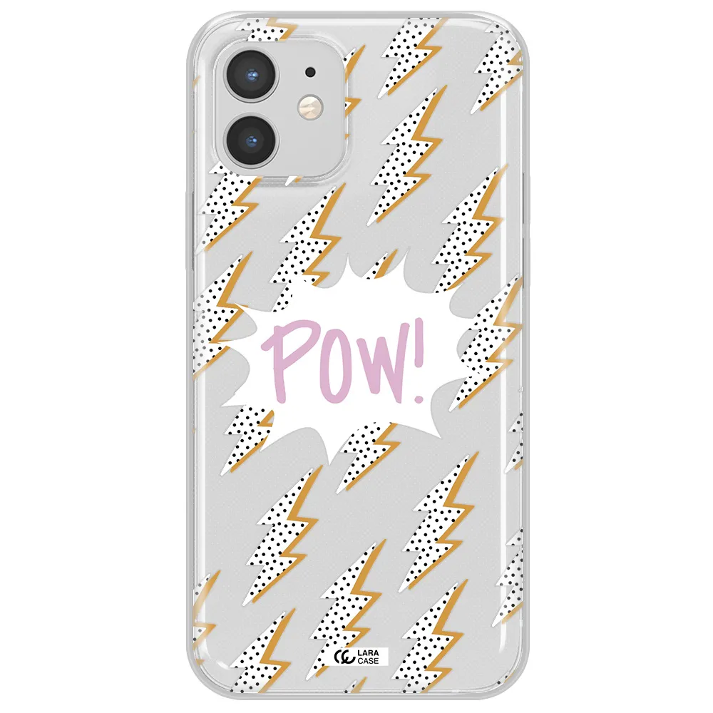 Thunder Apple iPhone 12 Clear TPU Case