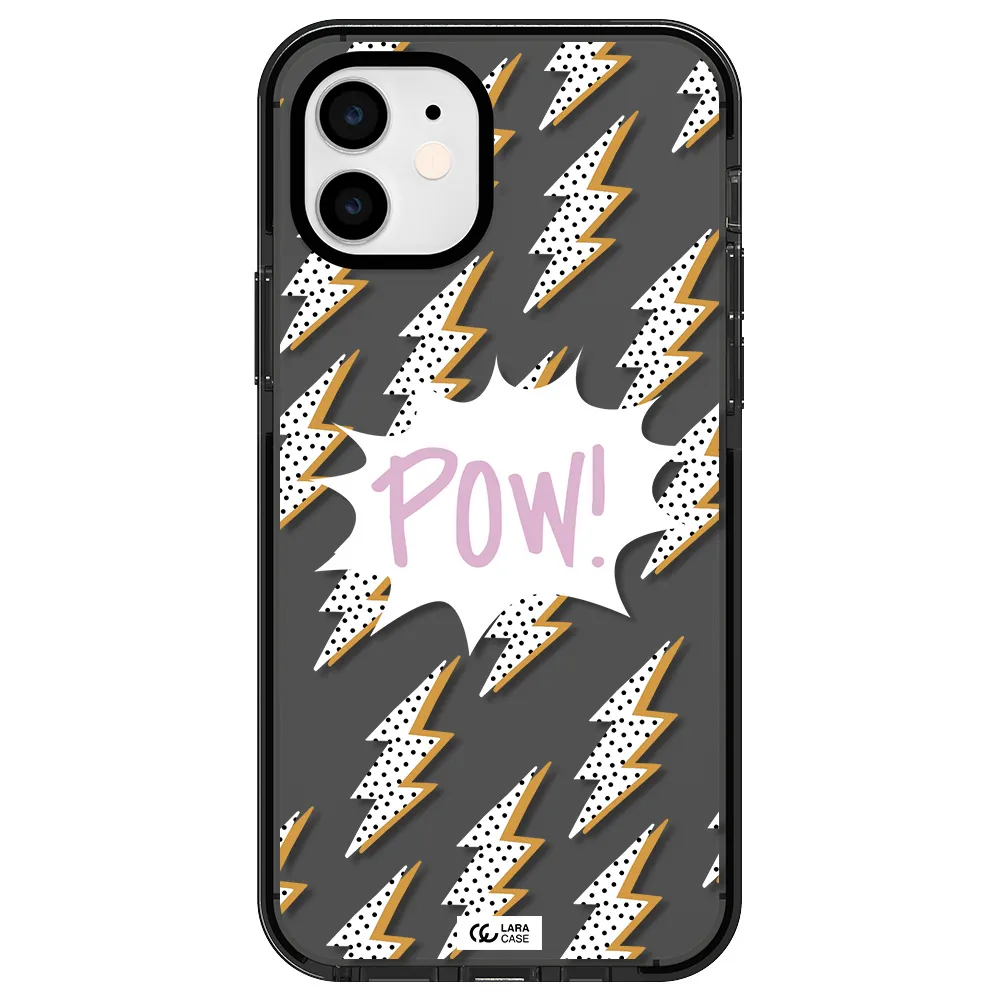 Thunder Apple iPhone 12 impact Smoke Black Case