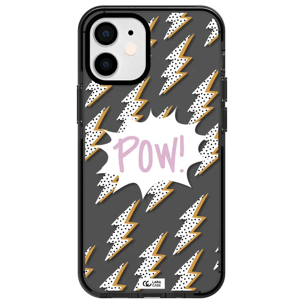 Thunder Apple iPhone 12 mini impact Smoke Black Case