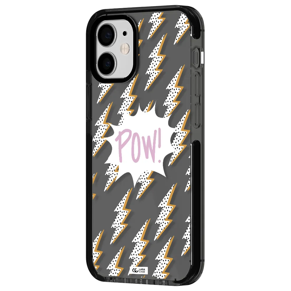 Thunder Apple iPhone 12 mini impact Smoke Black Case