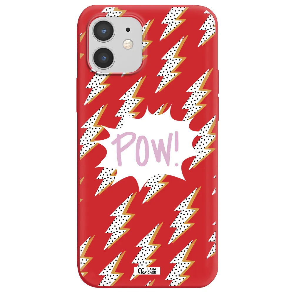 Thunder Apple iPhone 12 mini Silicone Imperial Red Case