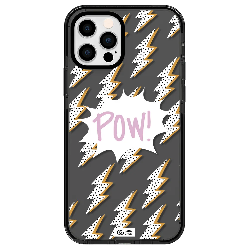 Thunder Apple iPhone 12 pro impact Smoke Black Case