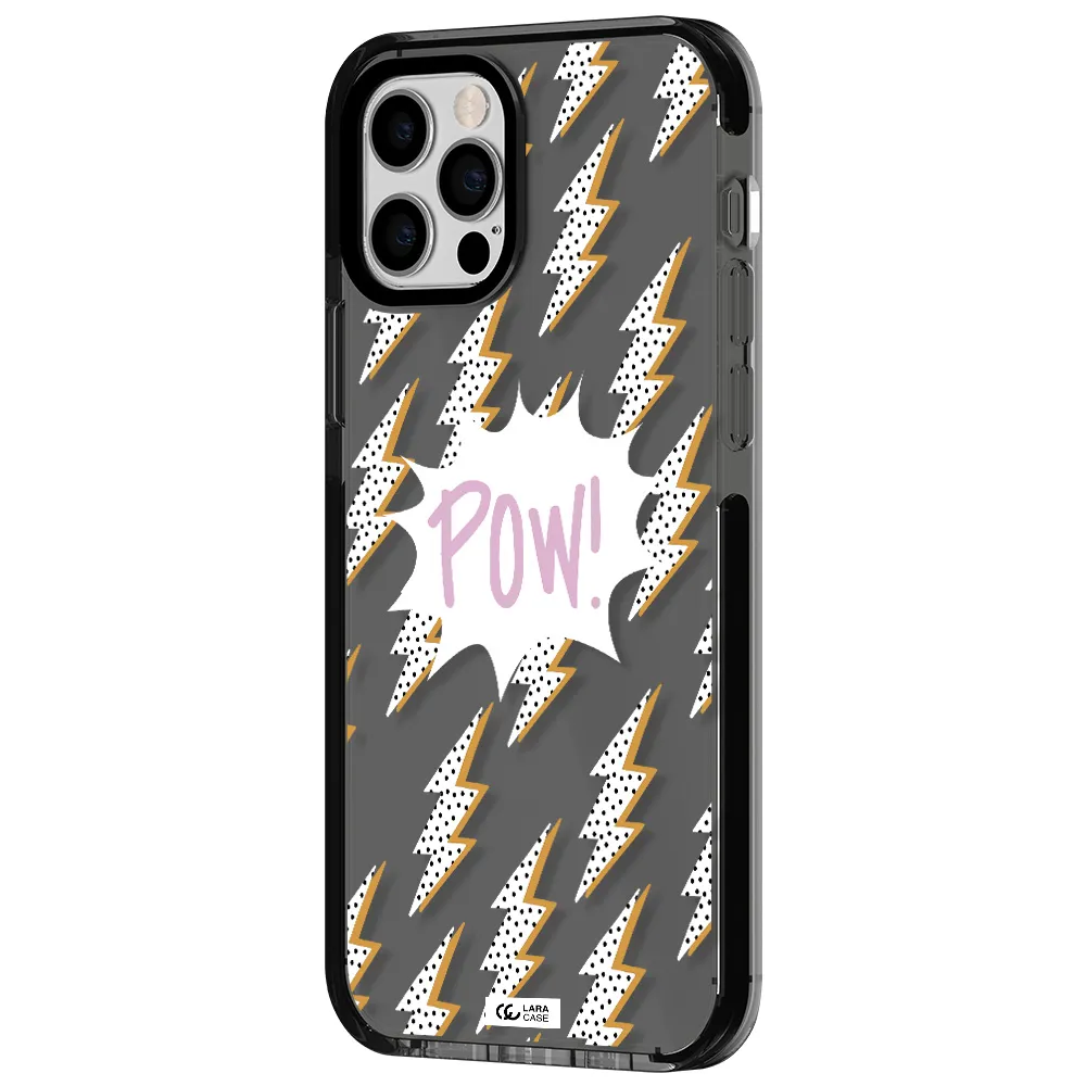 Thunder Apple iPhone 12 pro impact Smoke Black Case
