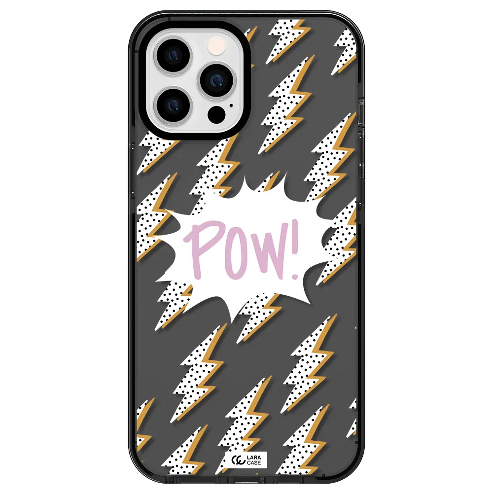 Thunder Apple iPhone 12 pro max impact Smoke Black Case