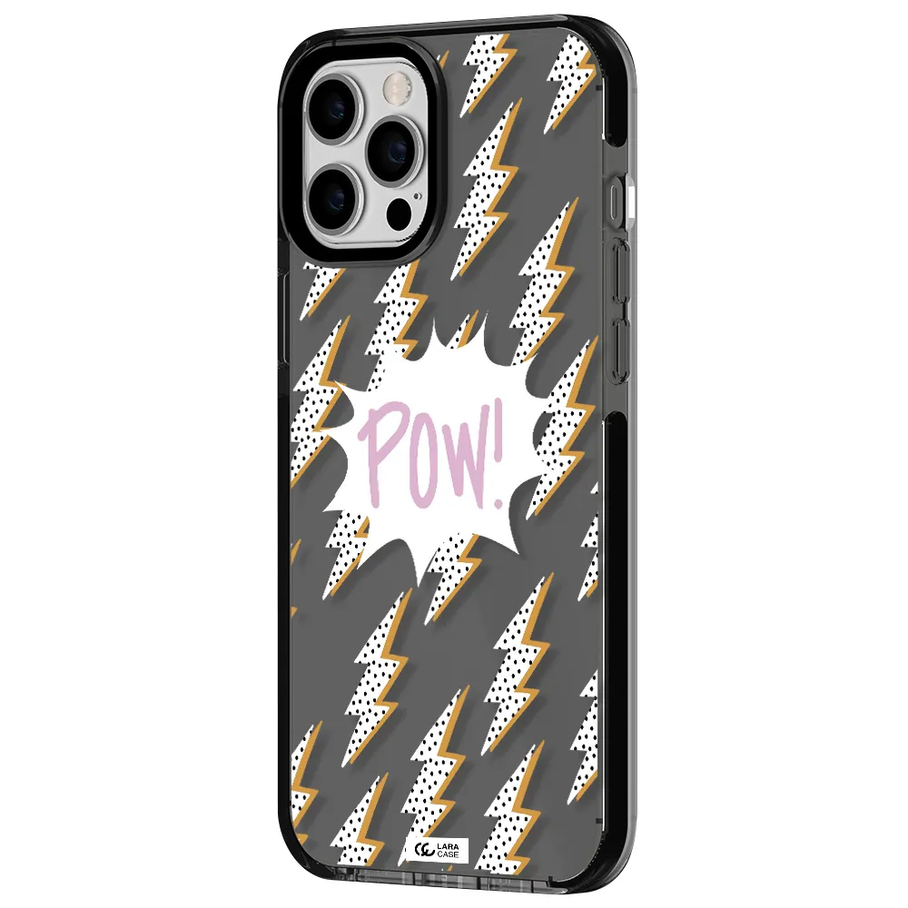 Thunder Apple iPhone 12 pro max impact Smoke Black Case