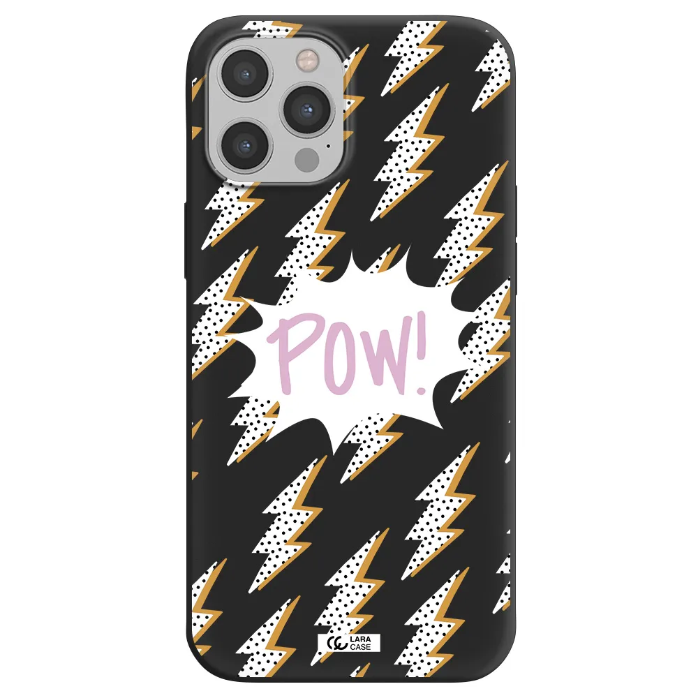 Thunder Apple iPhone 12 pro max Silicone black Case