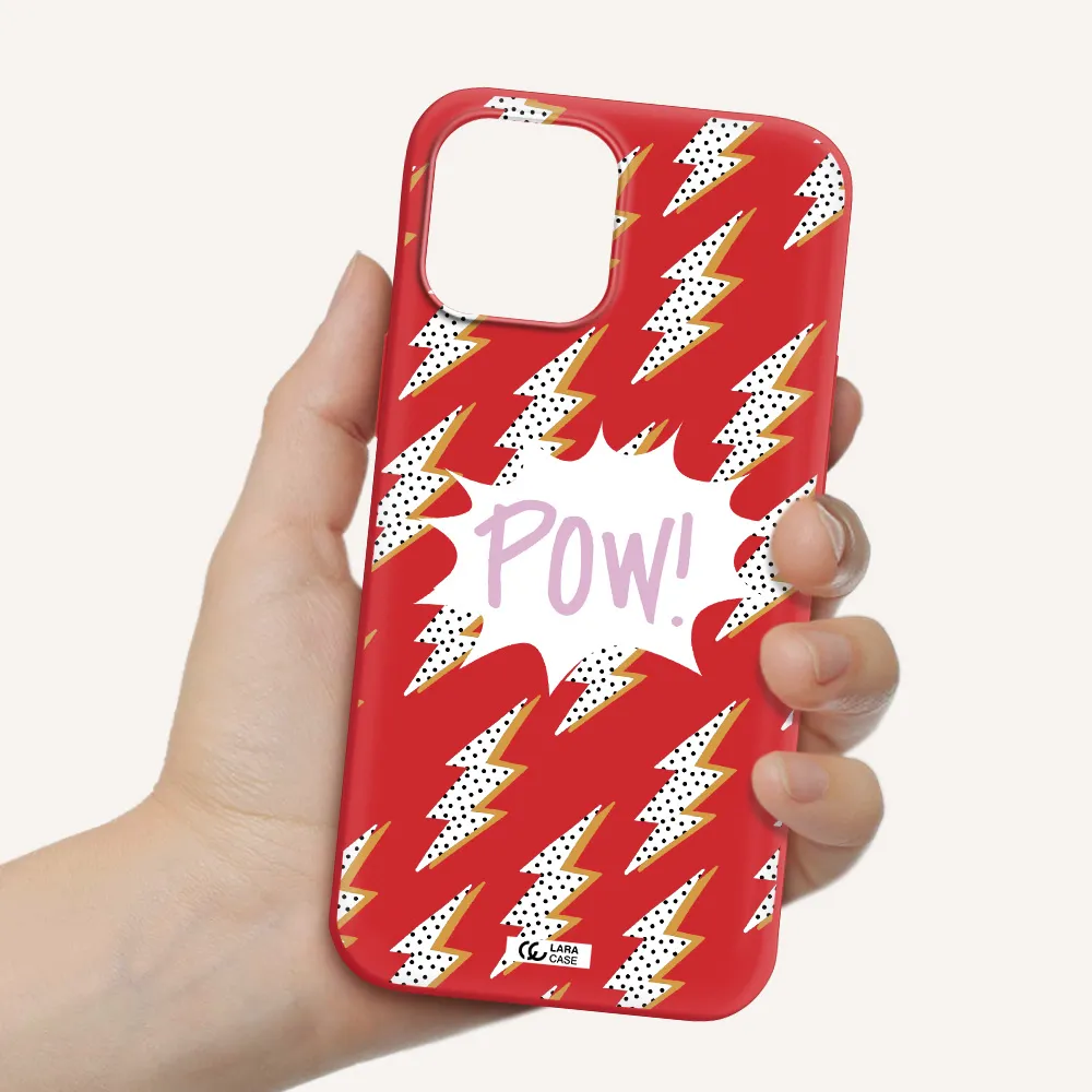 Thunder Apple iPhone 12 pro Silicone Imperial Red Case