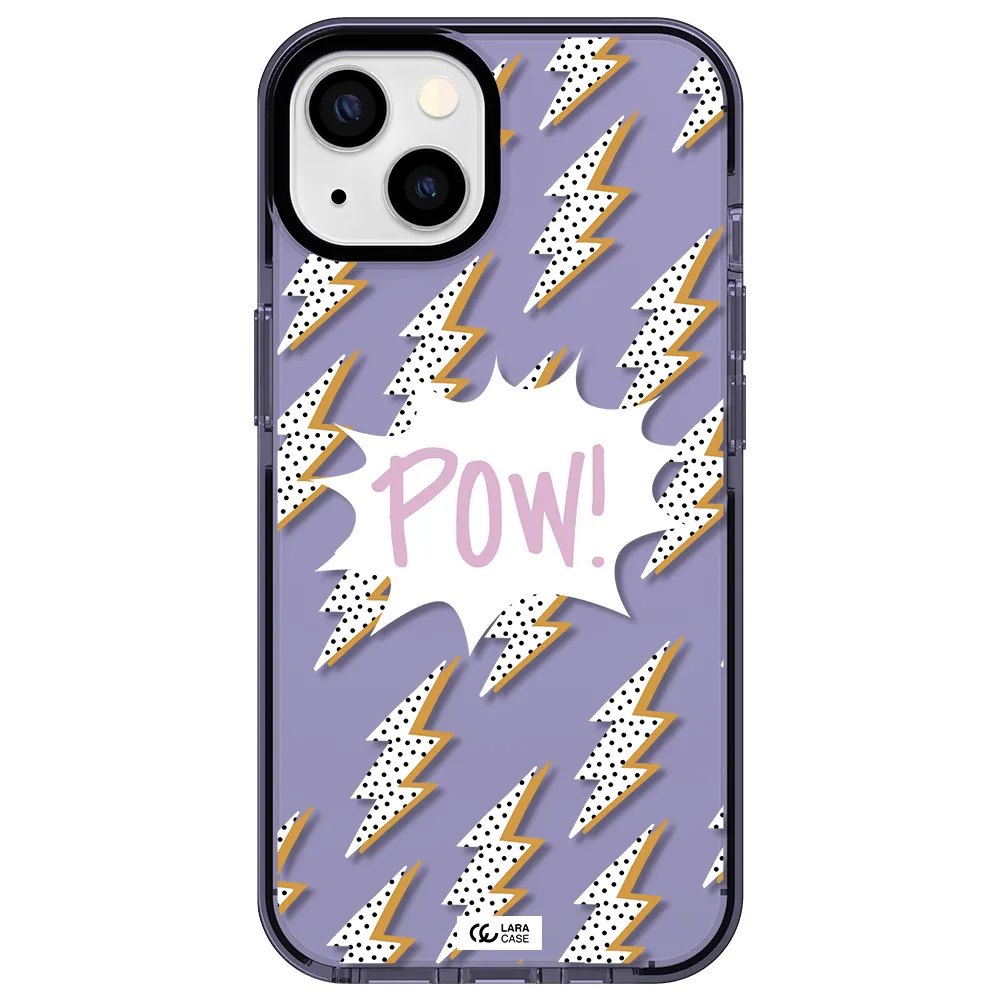 Thunder Apple iPhone 13 impact Lilac Case