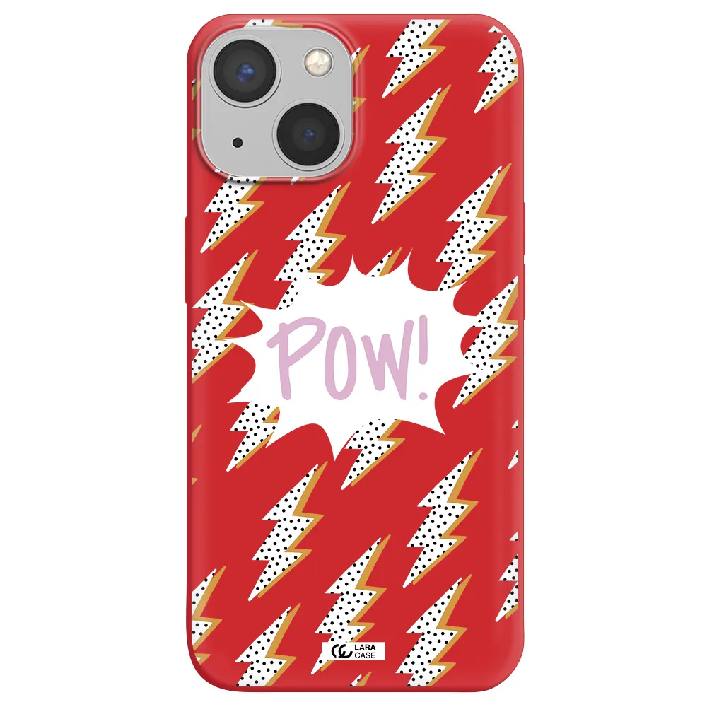 Thunder Apple iPhone 13 mini Silicone Imperial Red Case