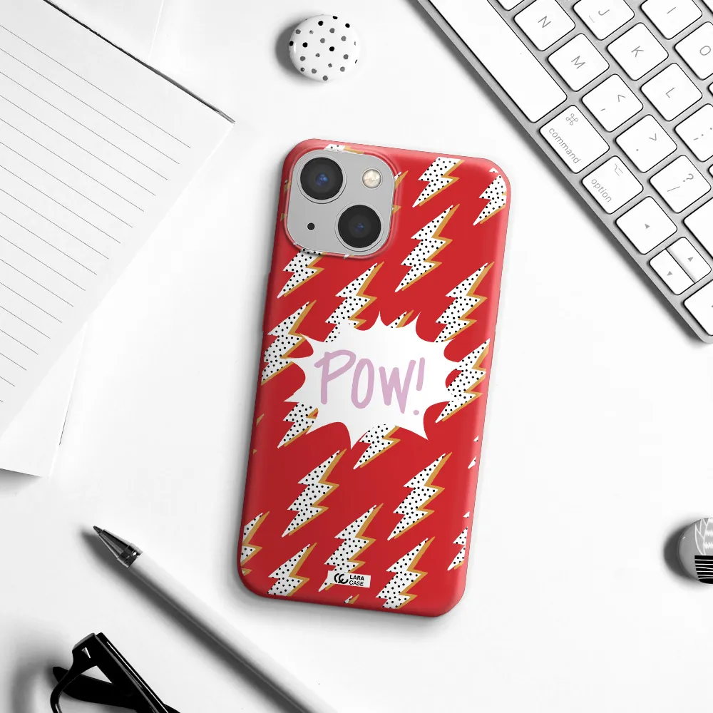 Thunder Apple iPhone 13 mini Silicone Imperial Red Case