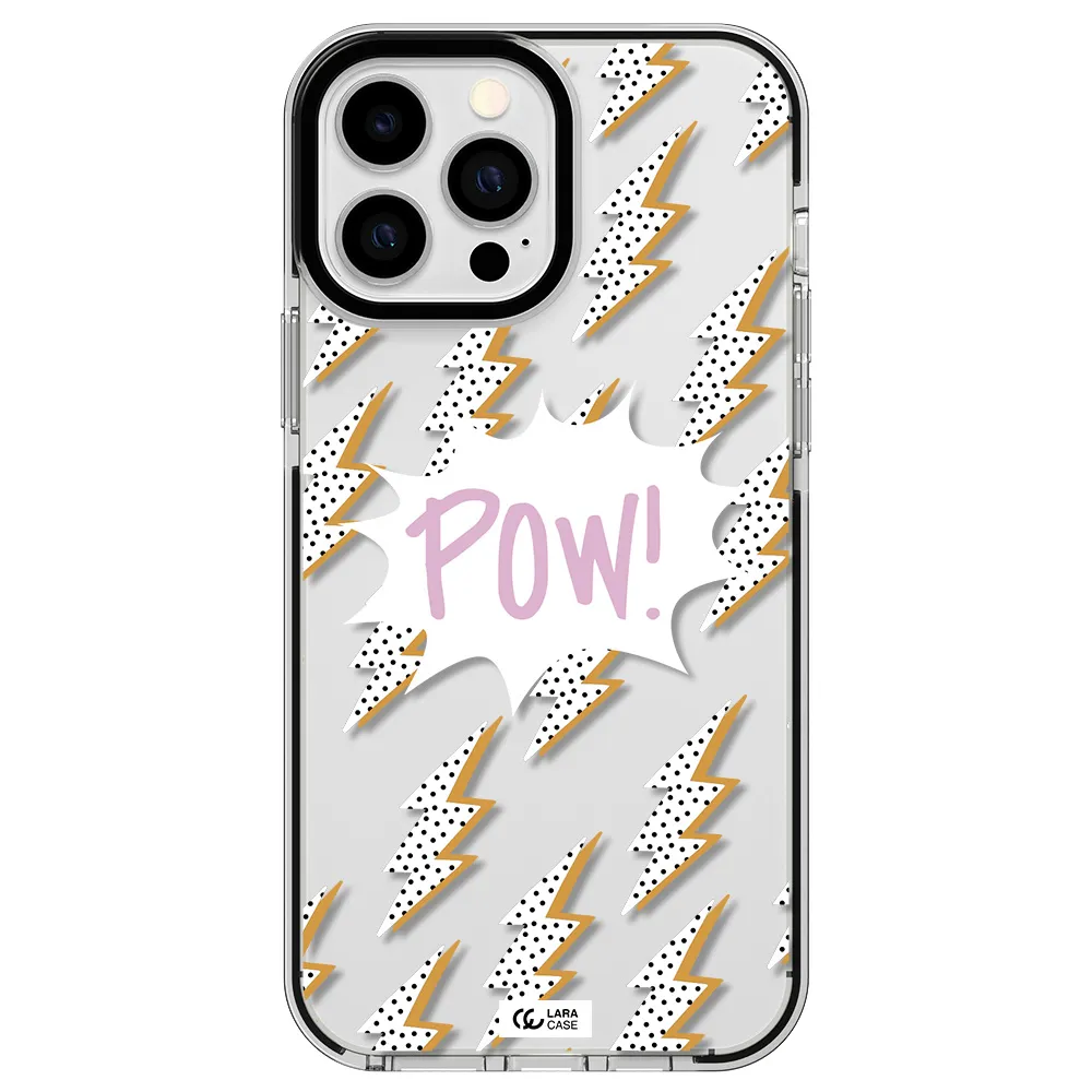 Thunder Apple iPhone 13 Pro Max impact black border Case