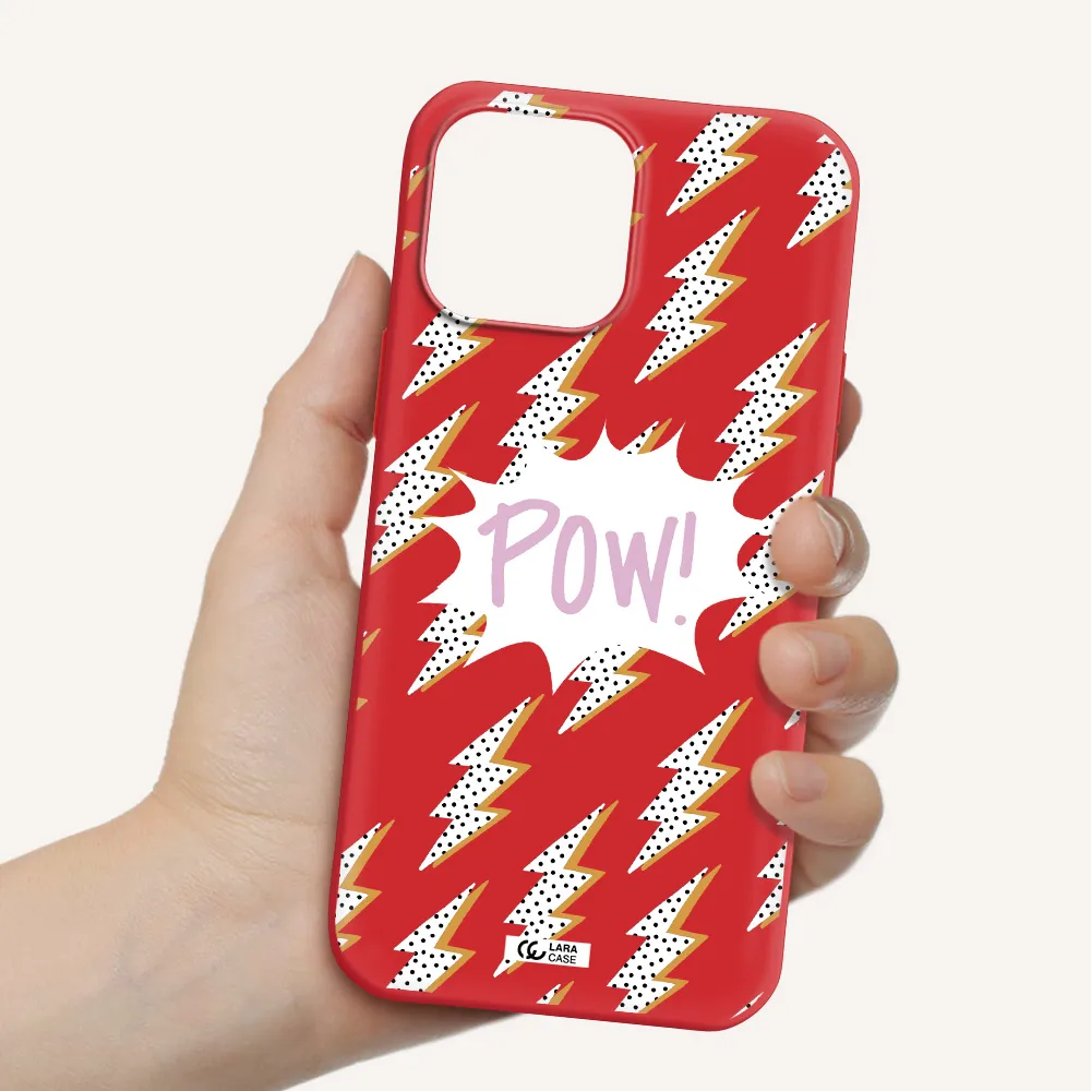 Thunder Apple iPhone 13 Pro Max Silicone Imperial Red Case