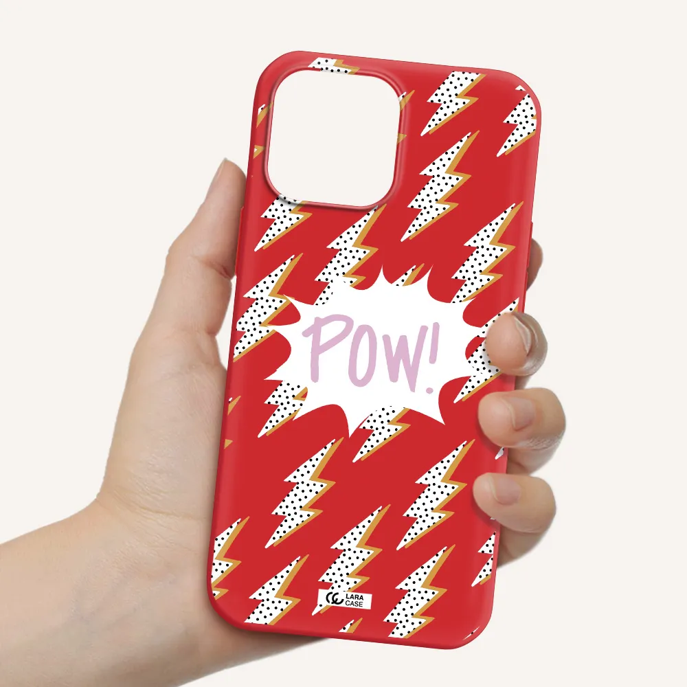 Thunder Apple iPhone 13 Pro Silicone Imperial Red Case