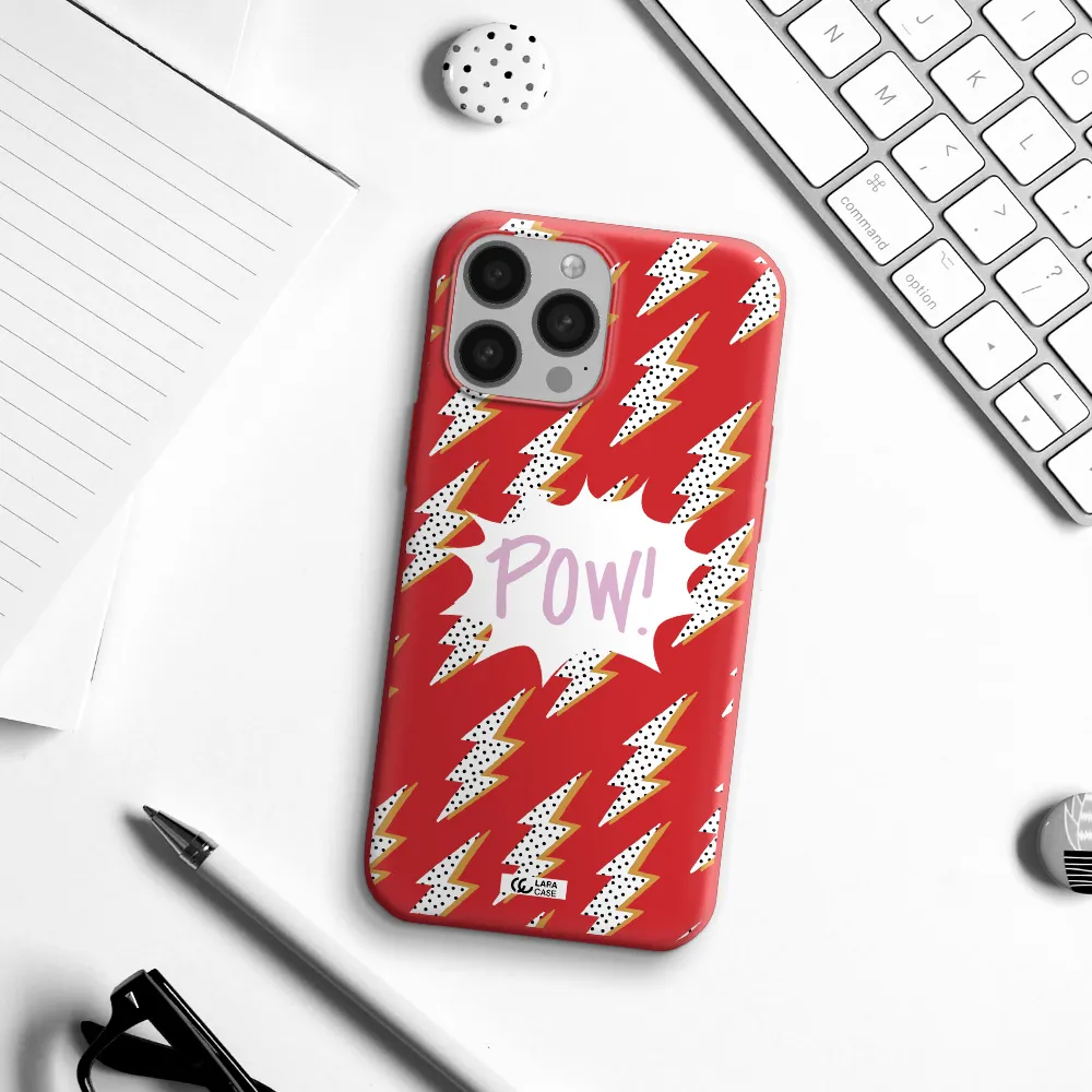Thunder Apple iPhone 13 Pro Silicone Imperial Red Case