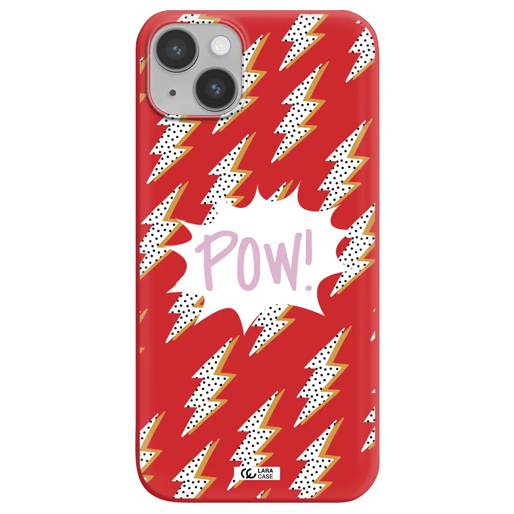 Thunder Apple iPhone 14 plus Silicone Imperial Red Case