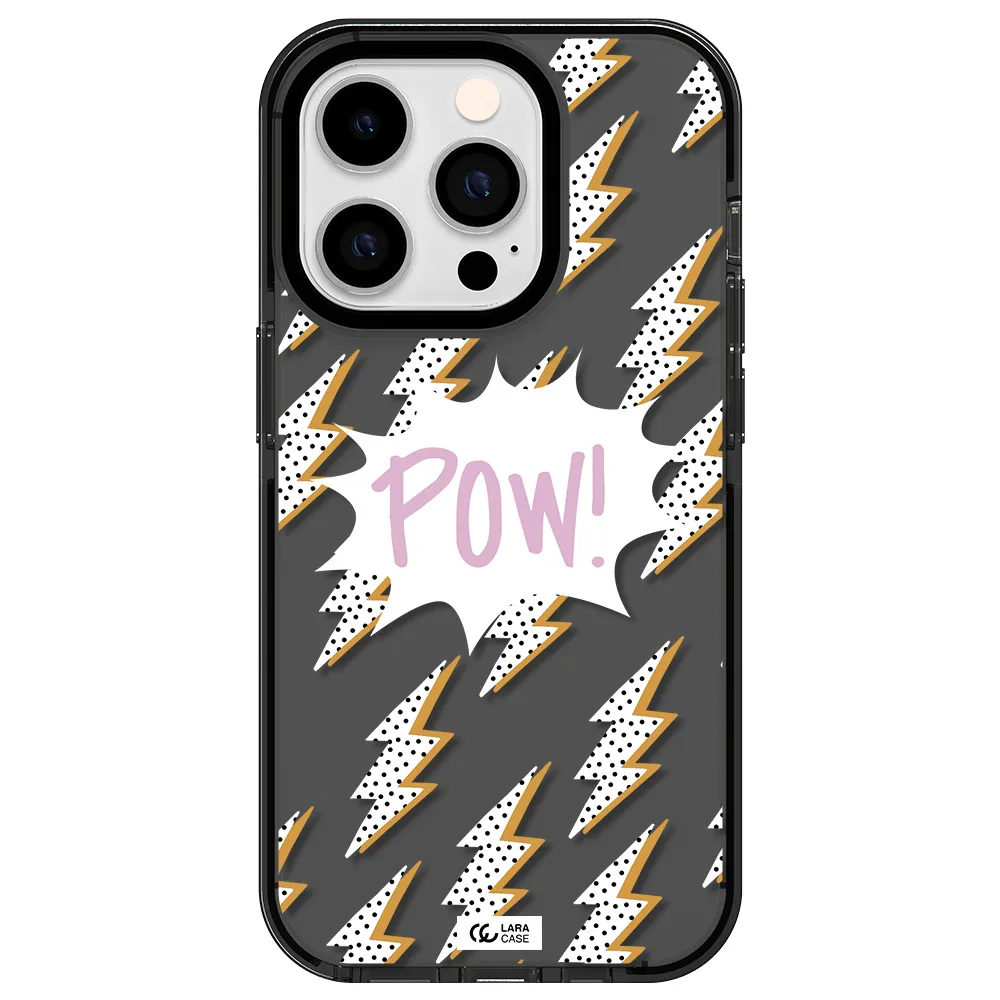 Thunder Apple iPhone 14 pro impact Smoke Black Case