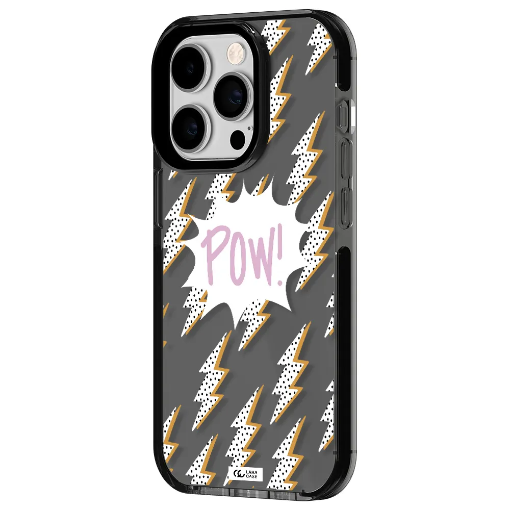 Thunder Apple iPhone 14 pro impact Smoke Black Case
