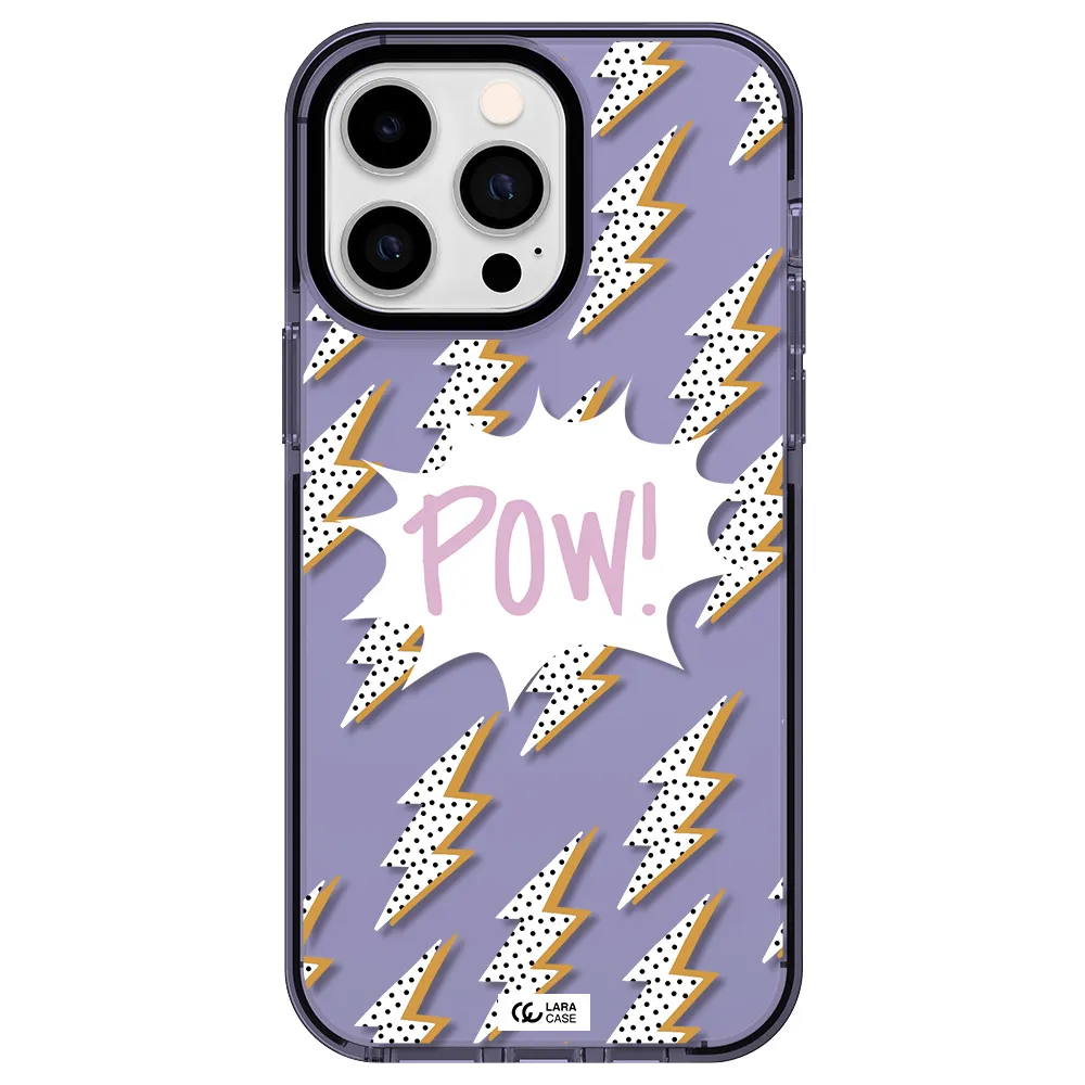 Thunder Apple iPhone 14 pro max impact Lilac Case