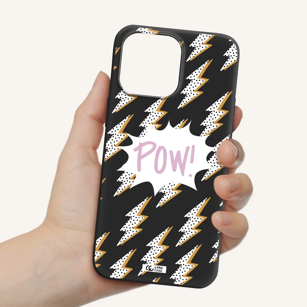 Thunder Apple iPhone 14 pro max Silicone black Case