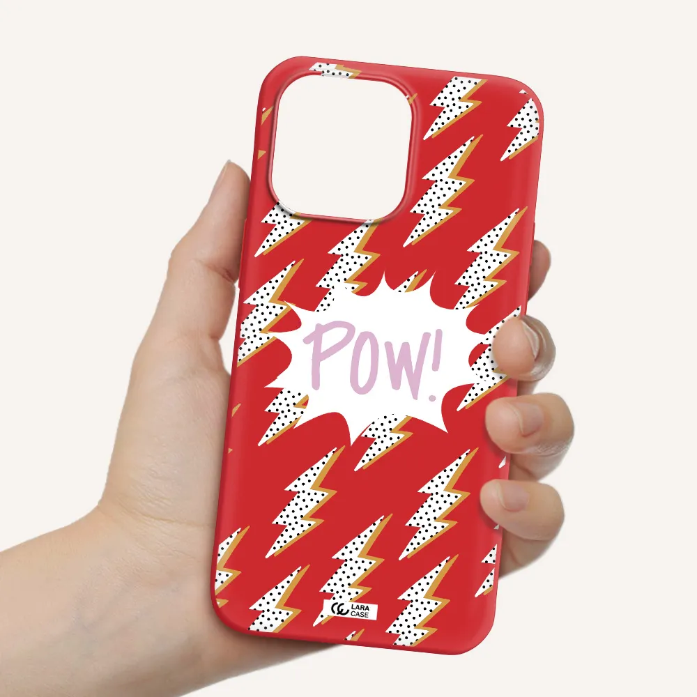 Thunder Apple iPhone 14 pro max Silicone Imperial Red Case