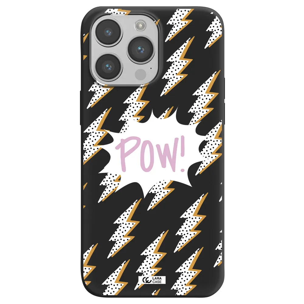 Thunder Apple iPhone 14 pro Silicone black Case