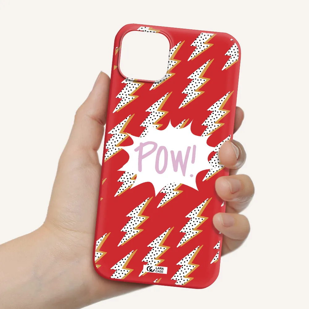 Thunder Apple iPhone 14 Silicone Imperial Red Case